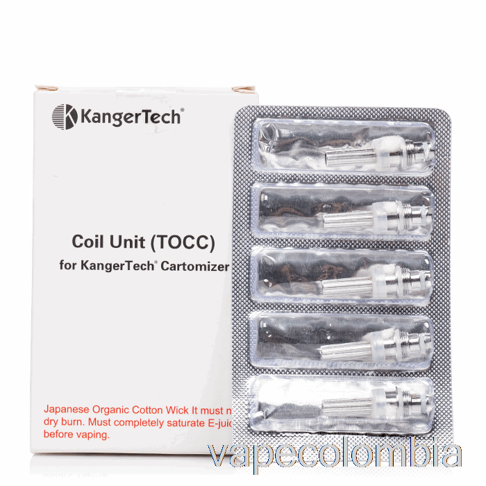 Bobinas De Repuesto Kanger Tocc Desechables Para Vape Bobinas Tocc De 2.2ohm